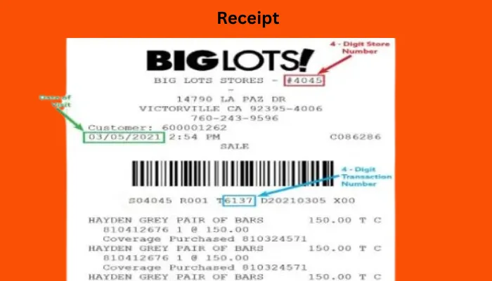 Screenshot of Receipt Screenshot of Receipt